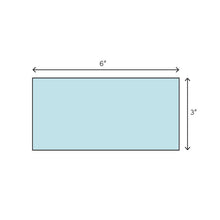 Load image into Gallery viewer, Soft White Premium 3" x 6" Glass Mosaic Subway Tile 24 CDR