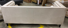 Load image into Gallery viewer, Roberta 84" Wide Velvet Tuxedo Arm Sofa Beige