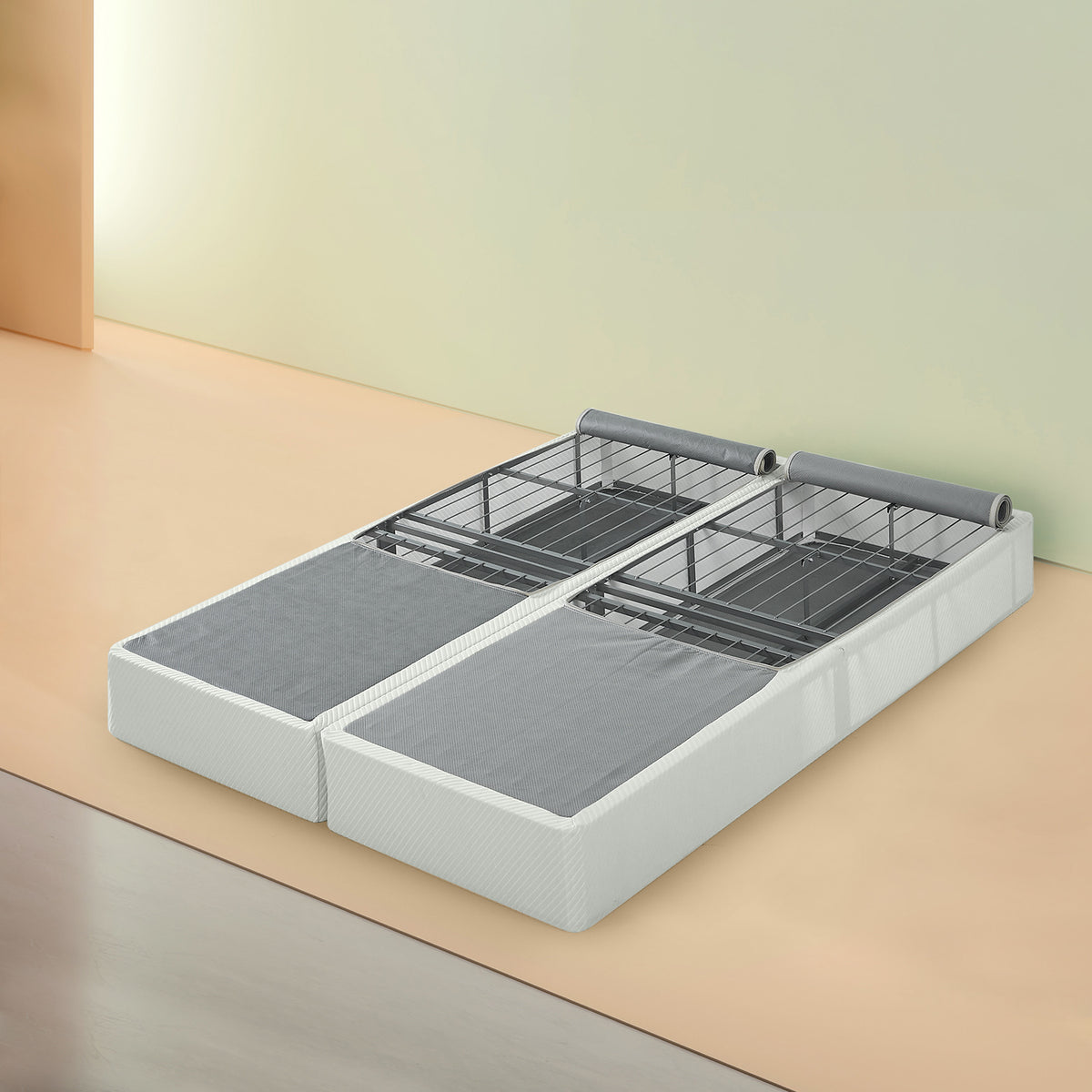 Denise Deluxe 9" BiFold Box Spring, Mattress Foundation, Split King(71