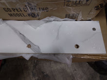 Load image into Gallery viewer, White Faux Marble C End Table