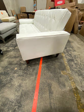 Load image into Gallery viewer, Shayne 81'' Faux Leather Square Arm Sofa