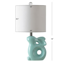 Load image into Gallery viewer, Ruby Rabbit 19 in. Seafoam Table Lamp (SB774)