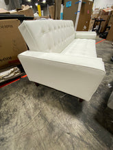 Load image into Gallery viewer, Shayne 81'' Faux Leather Square Arm Sofa
