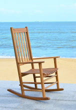 Load image into Gallery viewer, Shasta Teak Brown Acacia Wood Outdoor Rocking Chair (SB1037)