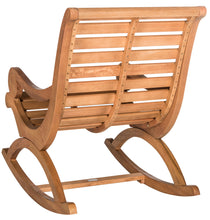 Load image into Gallery viewer, Sonora Teak Brown Eucalyptus Wood Outdoor Rocking Chair (SB143)