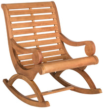 Load image into Gallery viewer, Sonora Teak Brown Eucalyptus Wood Outdoor Rocking Chair #1000HW
