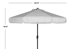 Load image into Gallery viewer, Milan 9 ft. Aluminum Market Tilt Patio Umbrella in White (SB1027)
