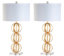 Load image into Gallery viewer, 29" Annistyn Table Lamp Brass Gold - Set of 2 (SB743)