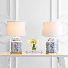 Load image into Gallery viewer, Bodin 23 in. Blue/White Table Lamp - Set of 2 (SB335)