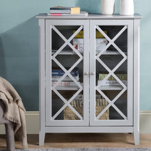 Load image into Gallery viewer, Light Gray Bodden 2 Door Accent Cabinet AP375