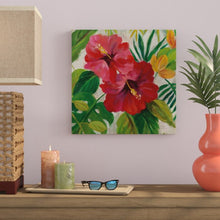 Load image into Gallery viewer, &#39;Tropical Jewels I v2 Crop&#39; Print on Wrapped Canvas
