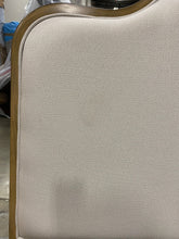 Load image into Gallery viewer, Calvados Metal and Sand Upholstered Headboard, Natural Oak, King 7288RR-OB