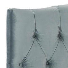 Load image into Gallery viewer, Axel Grey velvet King Headboard 52CDR