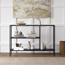 Load image into Gallery viewer, Industrial Console Table w/ Shelves
