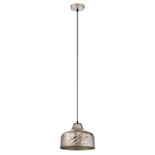 Load image into Gallery viewer, 11&quot; Gidon Silver Metal Bowl-Shaped Pendant Light
