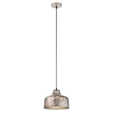 Load image into Gallery viewer, 11&quot; Gidon Silver Metal Bowl-Shaped Pendant Light
