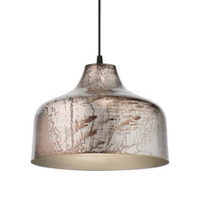 Load image into Gallery viewer, 11&quot; Gidon Silver Metal Bowl-Shaped Pendant Light
