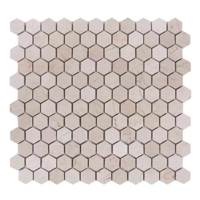 Marble Honeycomb Mosaic Wall & Floor Tile