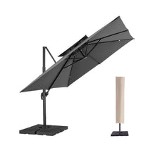 Load image into Gallery viewer, 132&#39;&#39; Square Cantilever Umbrella
