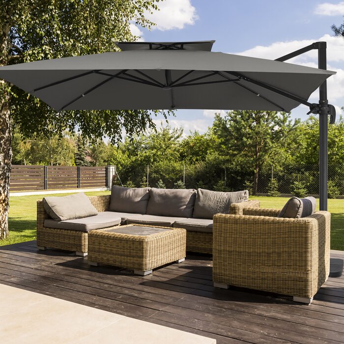 132'' Square Cantilever Umbrella