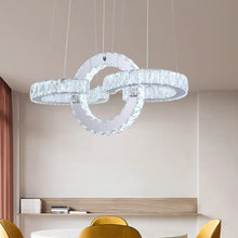 Load image into Gallery viewer, Maxax 3 - Light Unique / Statement Geometric LED Crystal Chandelier
