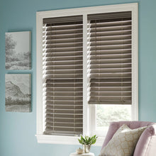 Load image into Gallery viewer, Room Darkening Cordless Faux Wood Blind
