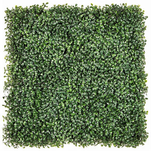 Dark Green Faux Boxwood Hedge (Set of 12)