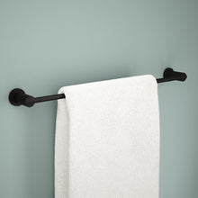 Load image into Gallery viewer, Matte Black Wall Mounted Towel Bar

