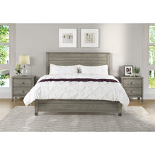 Load image into Gallery viewer, Solid Wood King Platform Bed in Driftwood Gray
