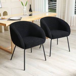 24'' Wide Upholstered Barrel Chair (Set of 2)