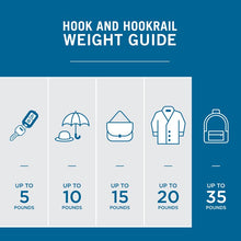 Load image into Gallery viewer, 5 - Hook Wall Mounted Coat Rack
