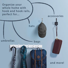 Load image into Gallery viewer, 5 - Hook Wall Mounted Coat Rack
