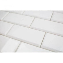 Load image into Gallery viewer, 5 sq. ft. Polished White 2&quot; x 4&quot; Marble Brick Joint Mosaic Wall &amp; Floor, 5 Tiles (Copy)
