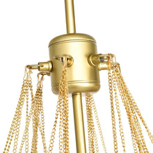 Load image into Gallery viewer, 3-light Glass Globe Bubble Chandelier - 37 Bubbles - Brass
