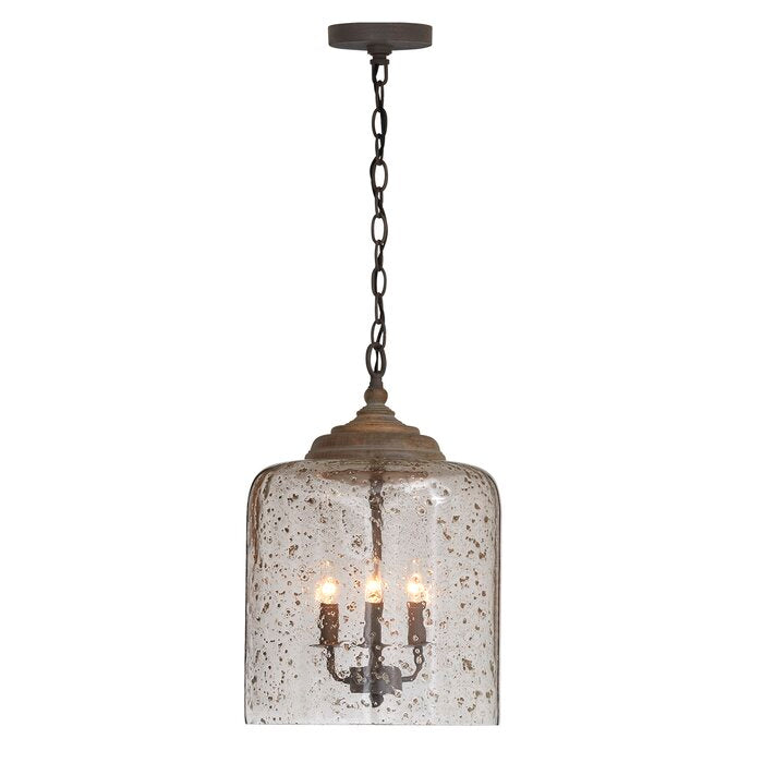 3 - Light Nordic Gray Unique/Statement Pendant