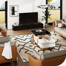 Load image into Gallery viewer, Crépuscule 3 Drawer Black TV Stand
