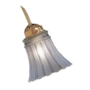 Glass Bell Ceiling Fan Fitter Shade in Clear