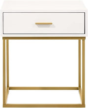 Load image into Gallery viewer, One Drawer Nightstand, White
