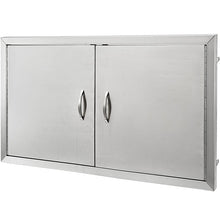 Load image into Gallery viewer, Outdoor BBQ Island Kitchen Stainless Steel Double Access Door
