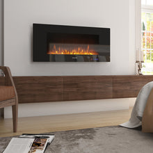 Load image into Gallery viewer, Electric Fireplace with Multicolor Flame, Timer, Remote Control
