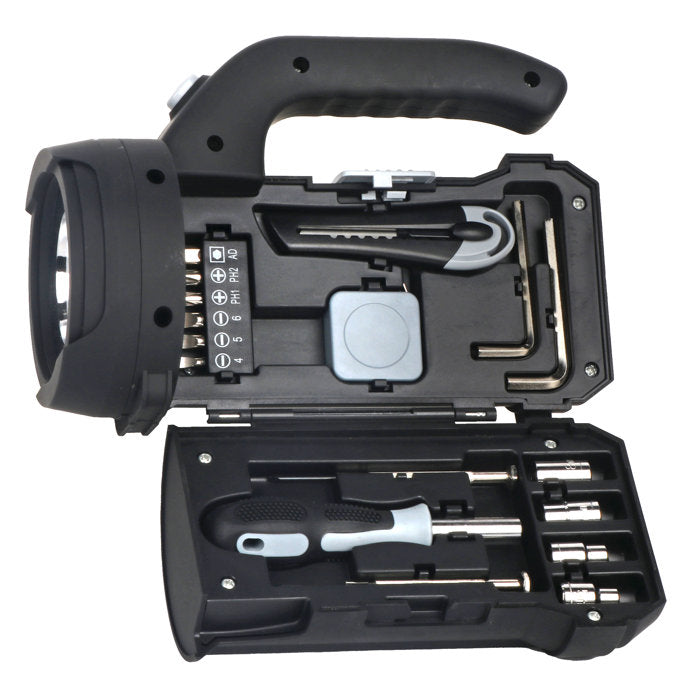 Battery Powered Integrated LED Flashlight