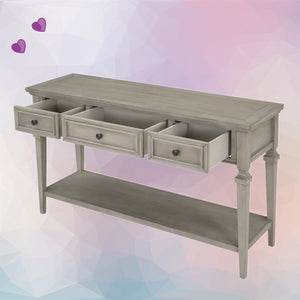 Gray Wash 50" Console Table