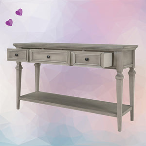 Gray Wash 50" Console Table
