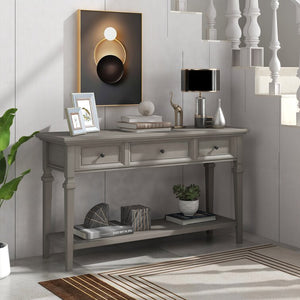 Gray Wash 50" Console Table