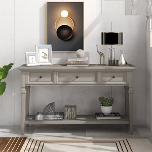 Gray Wash 50" Console Table