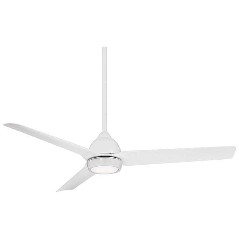 WAC Mocha Matte White LED Smart Indoor/Outdoor Ceiling Fan