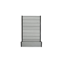 Load image into Gallery viewer, Ash Florence Freestanding Woodtek Vinyl Privacy Screen with Planter Box (1 Screen)
