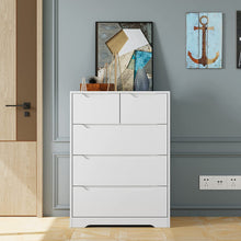 Load image into Gallery viewer, Modern 5 Drawer Dresser

