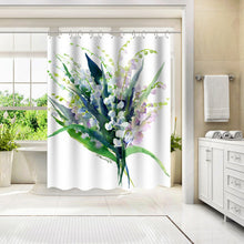 Load image into Gallery viewer, Shower Curtain, Lilies of the Valley by Suren Nersisyan
