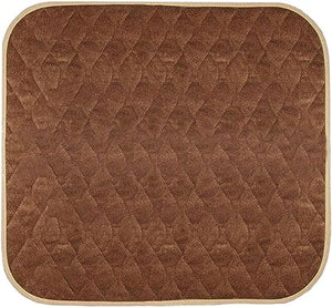 2 Pack Washable Waterproof Seat Protector Pads, Ultra Absorbent Pee Pads (Brown)